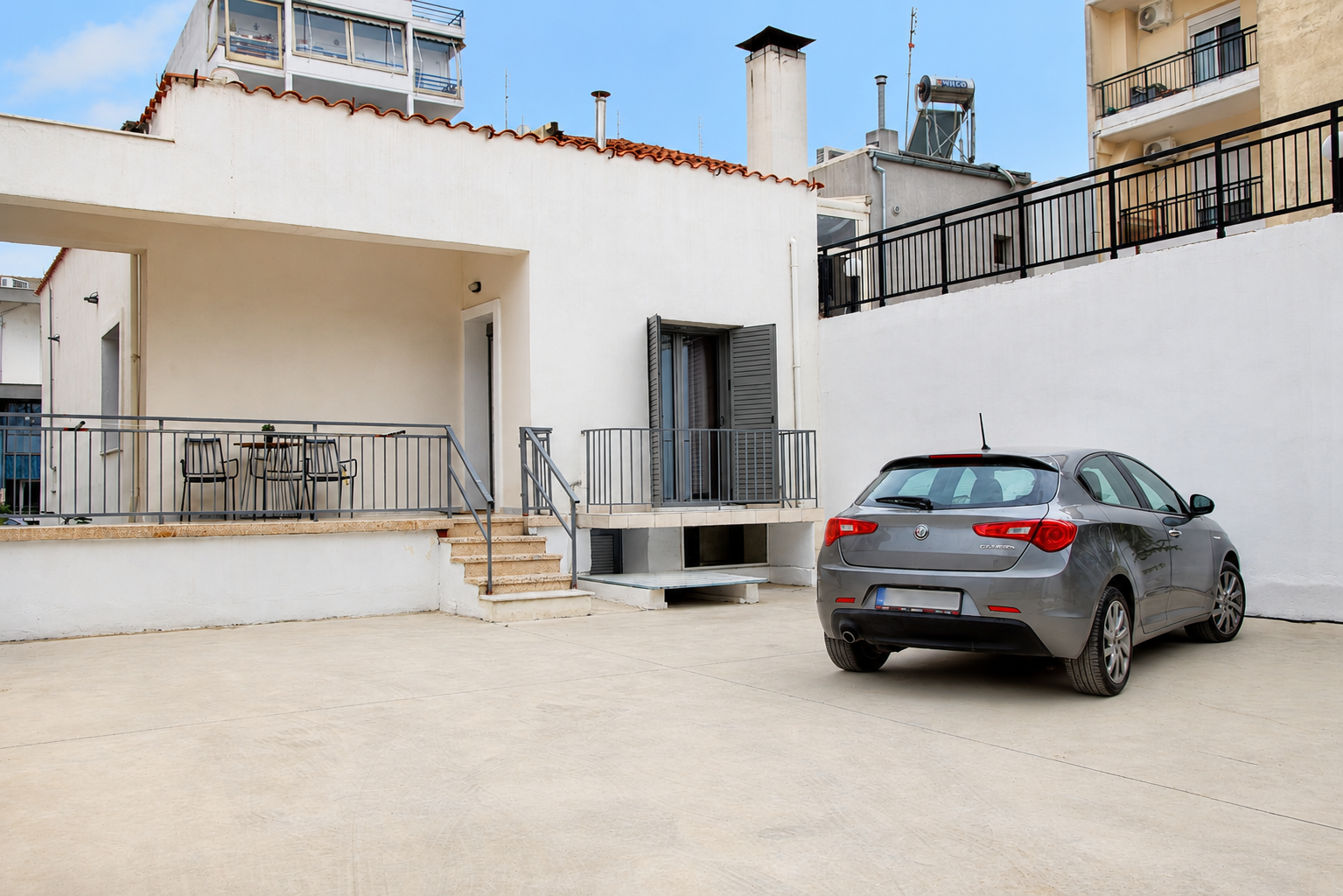 Private gated parking